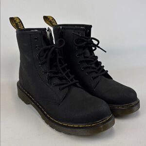 DR MARTENS Junior 1460 Serena Faux Fur Lined Leather Boots Size US 4